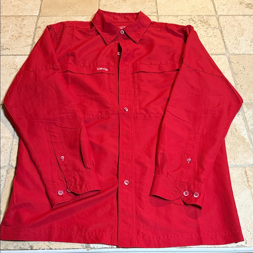 Game Guard Men's Vibrant Red Shirt Size Medium